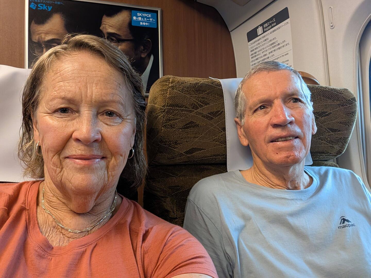 On the Shinkansen! Yay!
