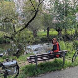 Kurze Rast an der Tauber