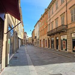 Sonntagsruhe in der Einkaufsstraße