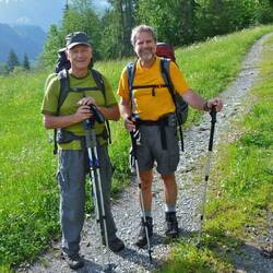 Hiking with Bernhard