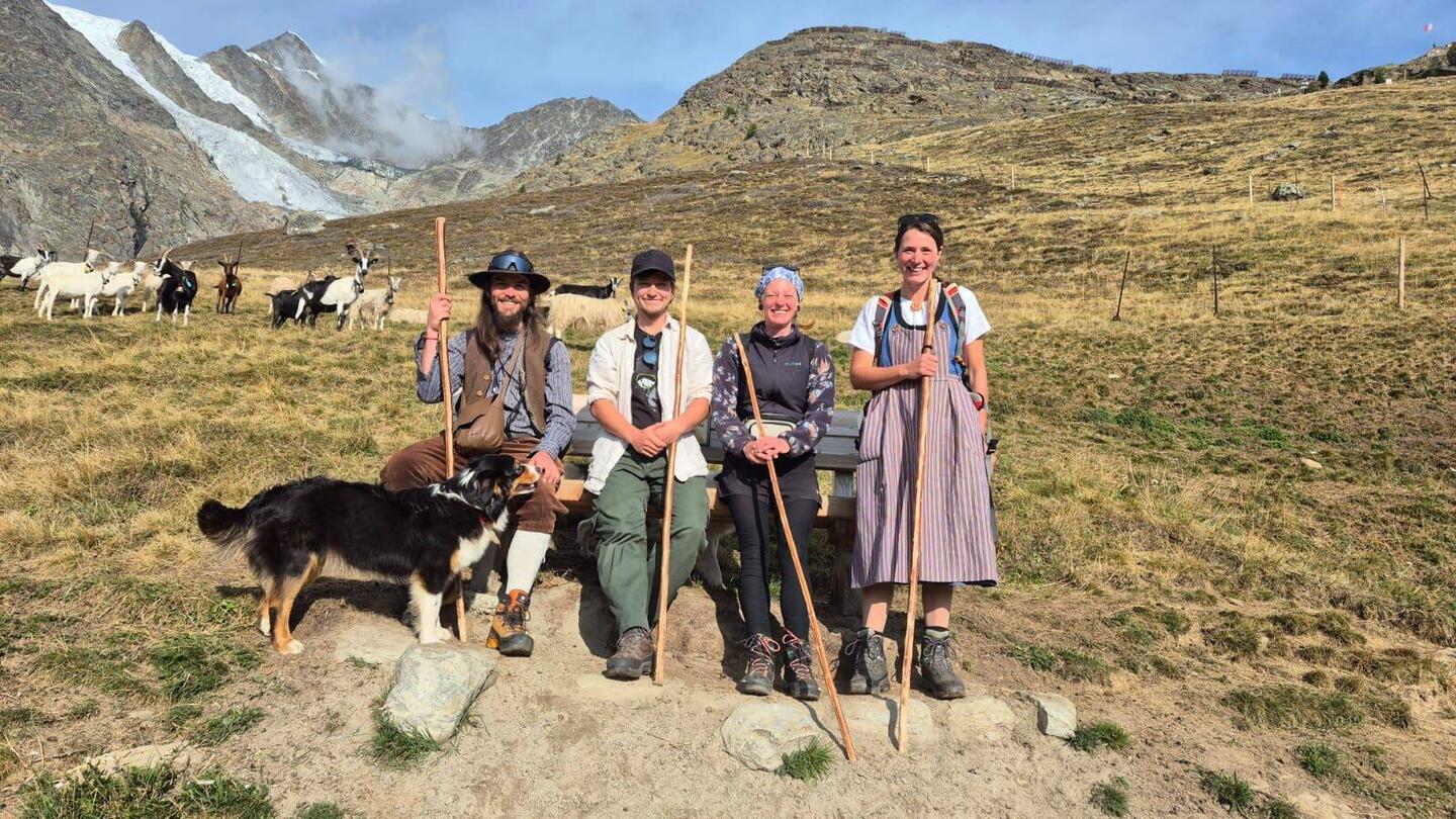Kurz bevor es losgeht mit dem Alp Abzug