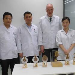 Bernhard with Chinese Graduates