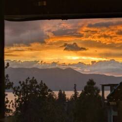 Every night we've had lovely sunsets