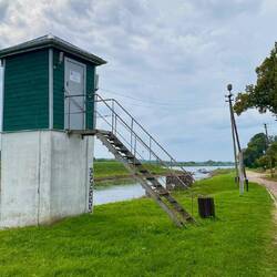 Ab hier fließt die Memel zu beiden Seiten durch Litauen