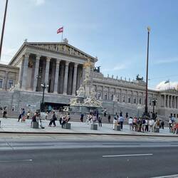 The Austrian Parliament building