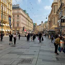 Graben, the main shopping area