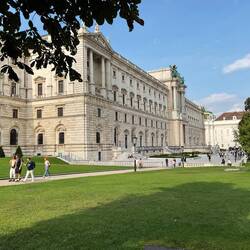 Part of the Hofburg Palace