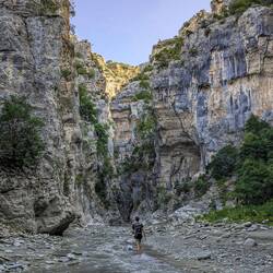 Start of the Langarica Canyon