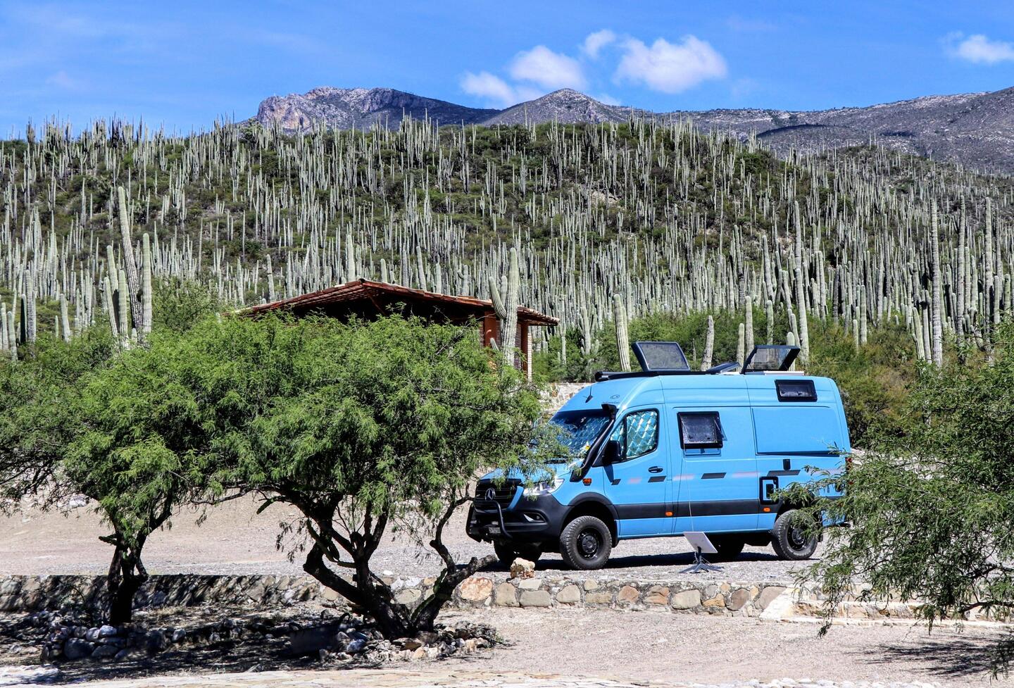 A wonderful campsite. On the first day we were alone...