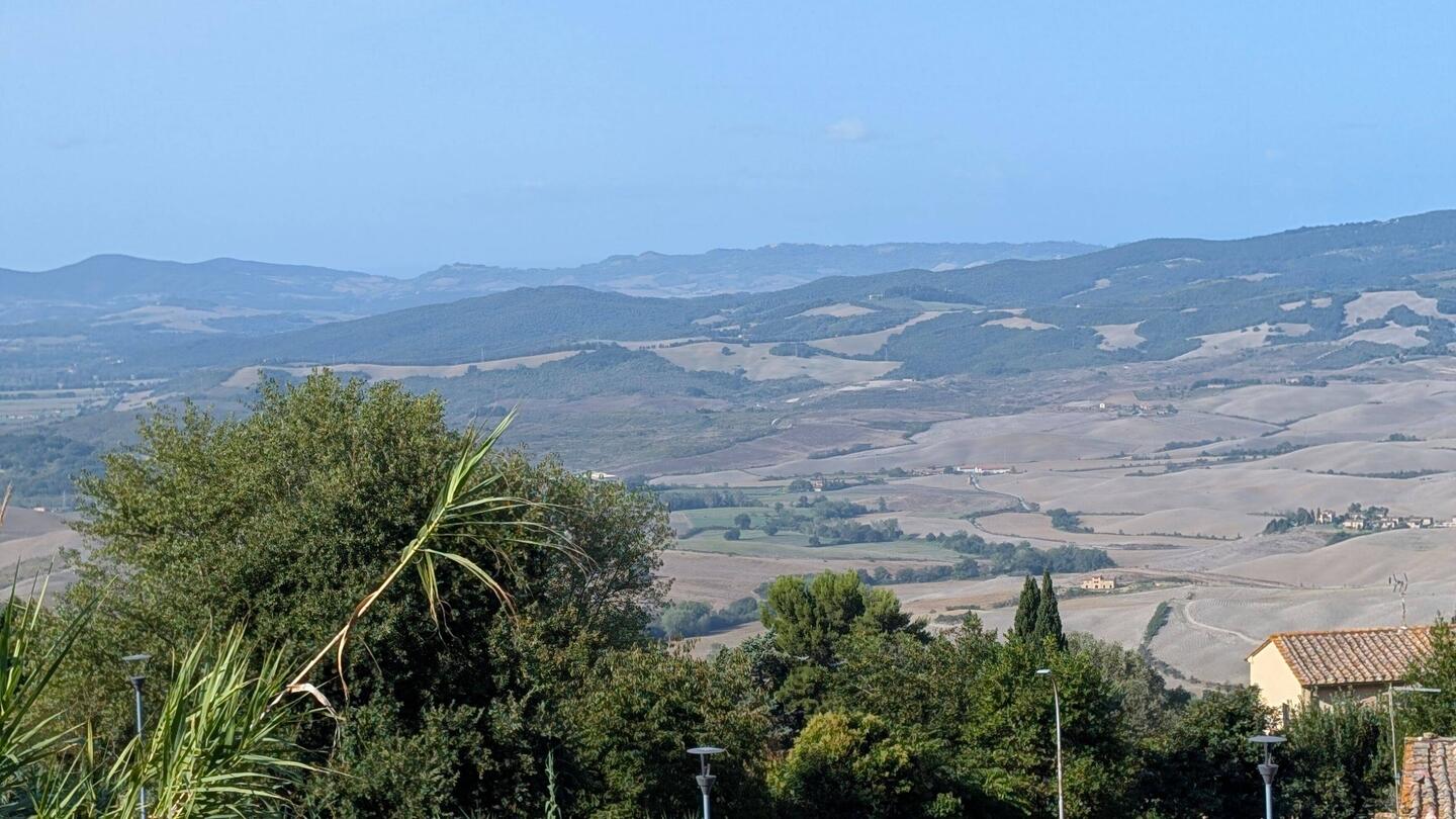 Blick von unserem Übernachtungsplatz in Volterra