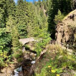 Römerbrücke in der Schlucht der Binna