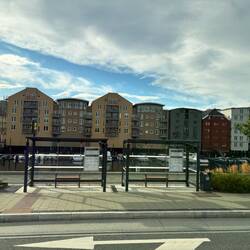 Wharf buildings in Trondheim