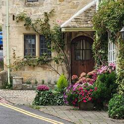 The scene I sketched in Painswick