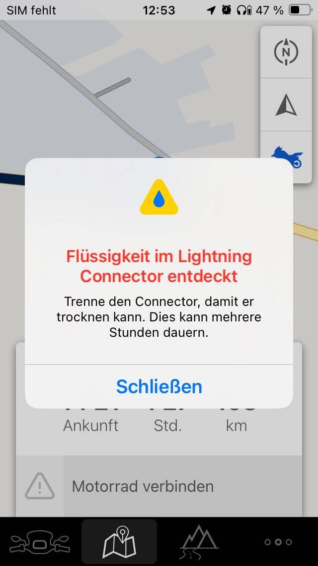Zuviel Wasser in der Elektrik