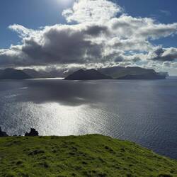 The rest of the Faroe Islands across from us