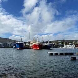 Some impressive boats docked
