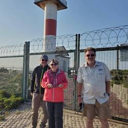 der Leuchtturm mit Licht für 11 Seemeilen