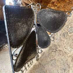 Iron gates to look like butterfly wings