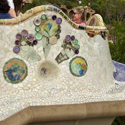 Back of one of the seats - pretty 😍