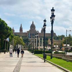 Walk to Palau Nacional