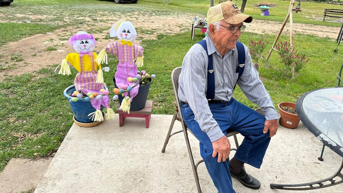 Easter with Nichole's Grandfather