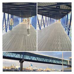 Brückenbau zum Til Terminal