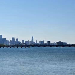View of downtown Detroit from Belle Isle.