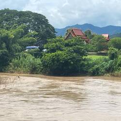 Rivers are so full and running fast