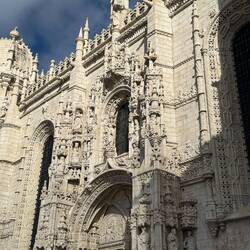 Entrance to the church. Amazing stonework