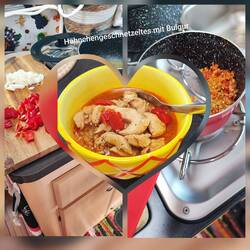 Hähnchengeschetzeltes mit Bulgur