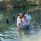 Susan baptized in the Jordan River