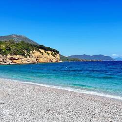 Wieder allein an diesem wundervollen Strand 🏝️