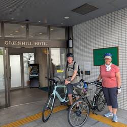 Greenhill Hotel where we stayed in Omonichi