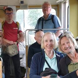 On the train