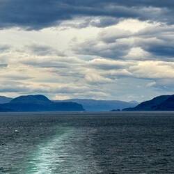 View from the boat this morning