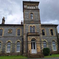 Our accommodation. Celyn Hall, Celyn y Coed. Coed means woods. Such a magnificent old manor house.