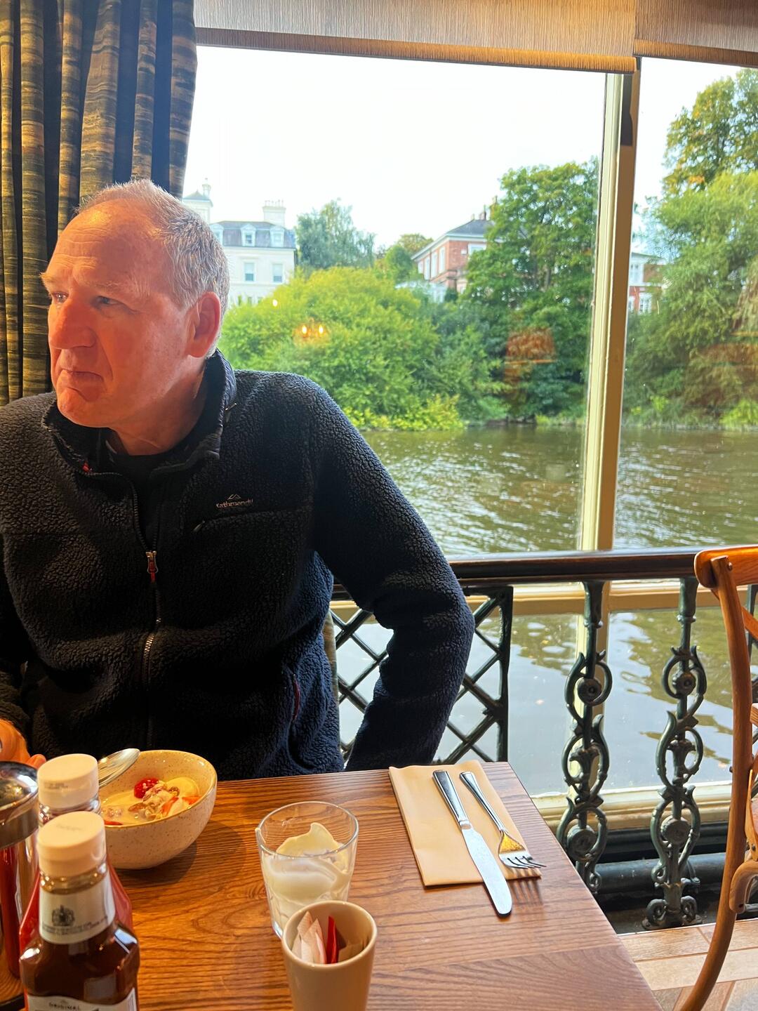 Breakfast on the Dee River, the Boathouse.