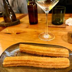 Churros mit Dulche de Leche & Salted Caramel - bester Abschluss!