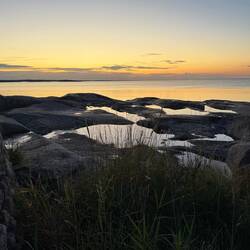 Östergrund am Abend