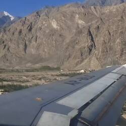 Landeanflug auf Skardu