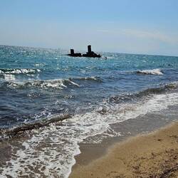 Schiffswrack bei Epanomi