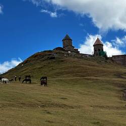Looking back as we descend