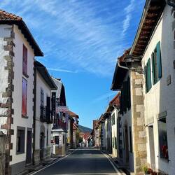 We passed through a few pretty towns like this one today. Burguette was especially pretty.