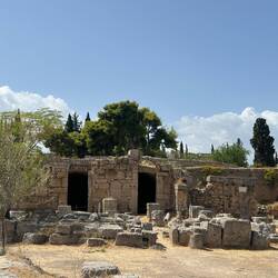 Ruins of the city of Corinth