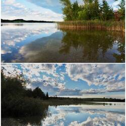 Auf der anderen direkt der See