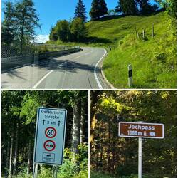 Auf dem Jochpass direkt hinter Bad Hindelang