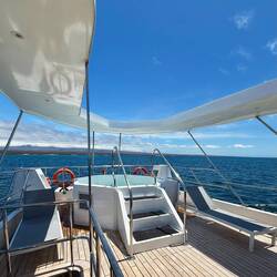 Hier kann man sich dann nach dem tauchen aufwärmen 😄