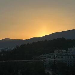 Sunrise over Athens - so special