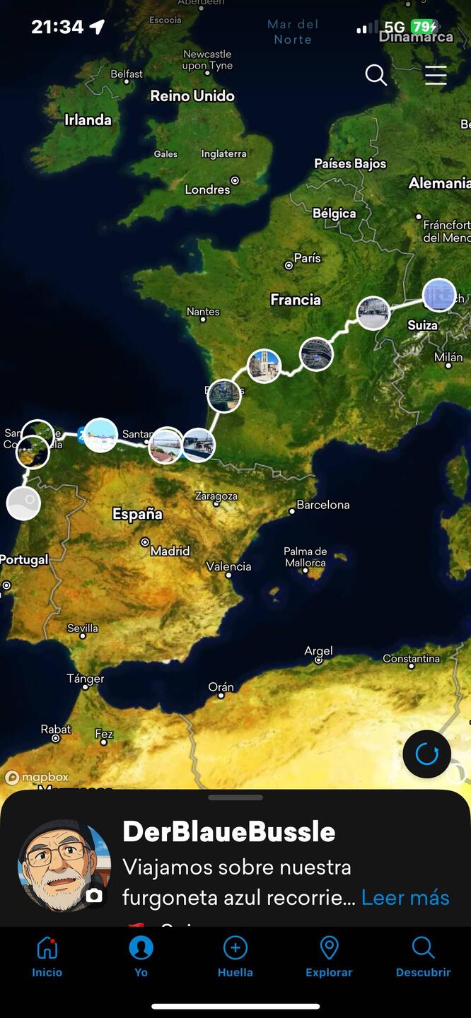 Nuestros puntos de parada hasta la fecha