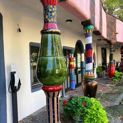 Jede Stütze ist anders geformt